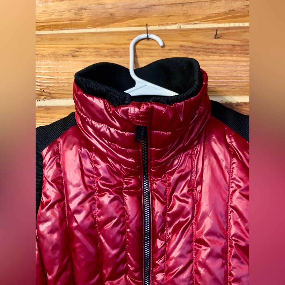 Calvin Klein Performance Red and Black Puffer Vest - Picture 4 of 9